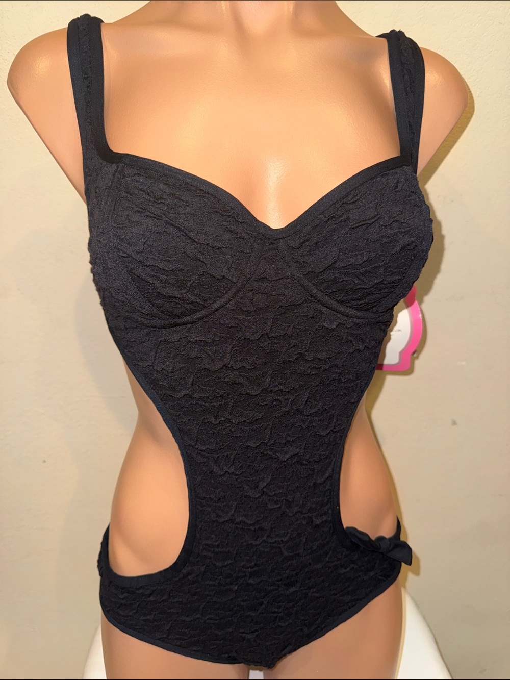 Coco rave one piece swimsuit monokini size S 32B underwire